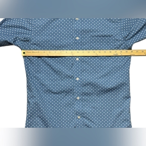 Croft & Barrow Shirt Mens Blue & White Floral Short Sleeve Button Up Shirt Small - Picture 10 of 15